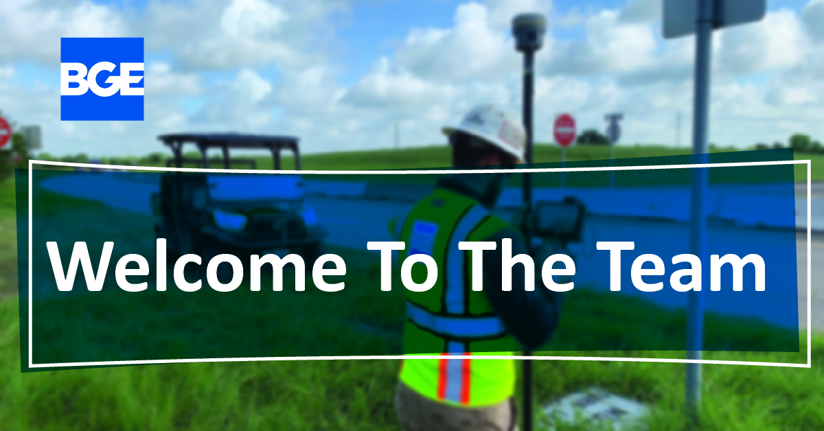 Welcome graphic for BGE new hires in September 2022