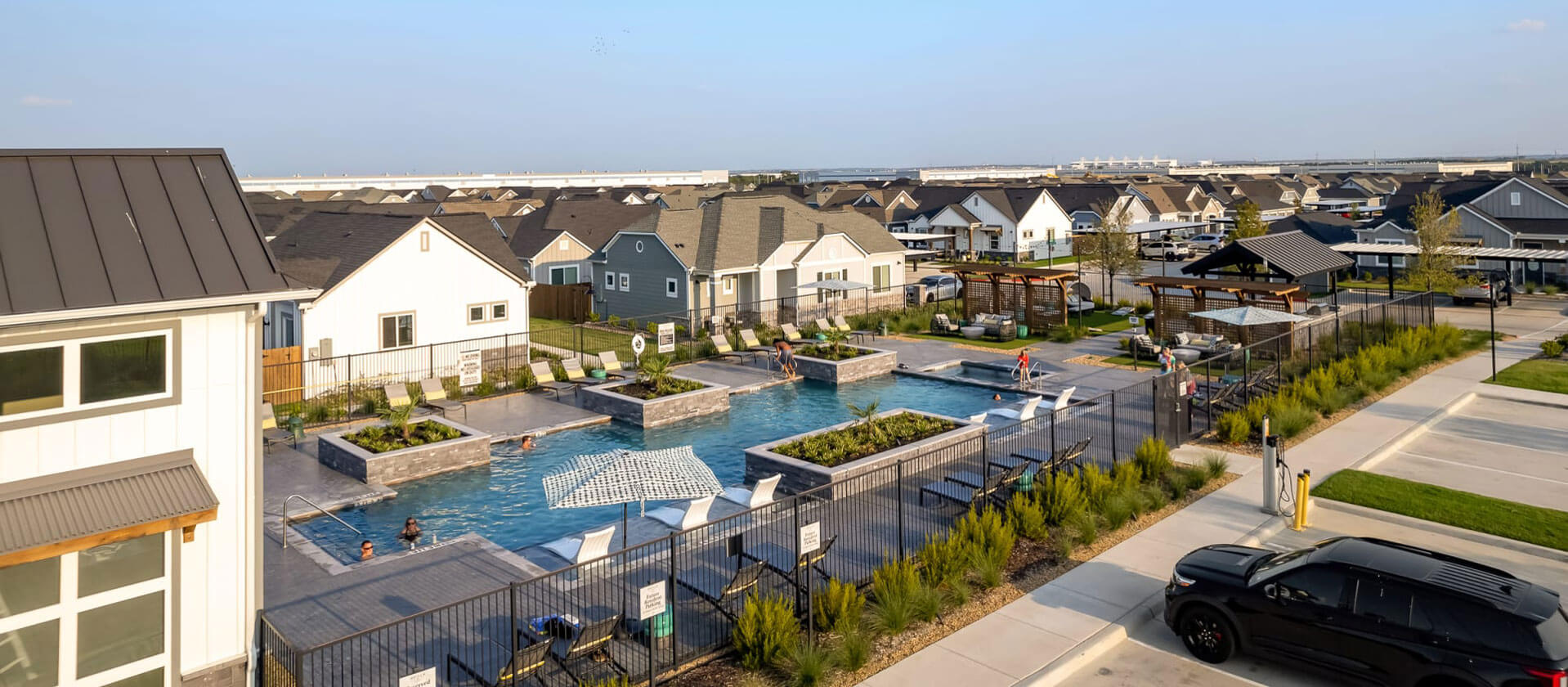 A view of the Texas Avilla Reserve community