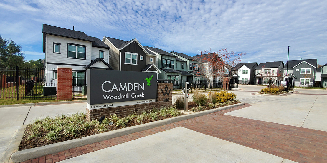Entrance to Camden Woodmill Creek Property
