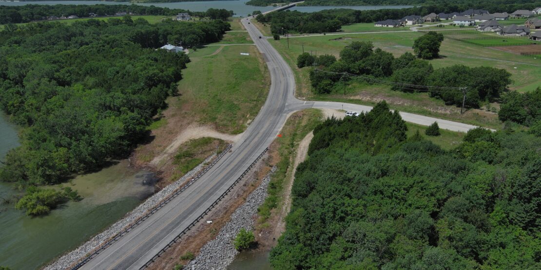 Aerial photo of Lake Lavon/FM 3286