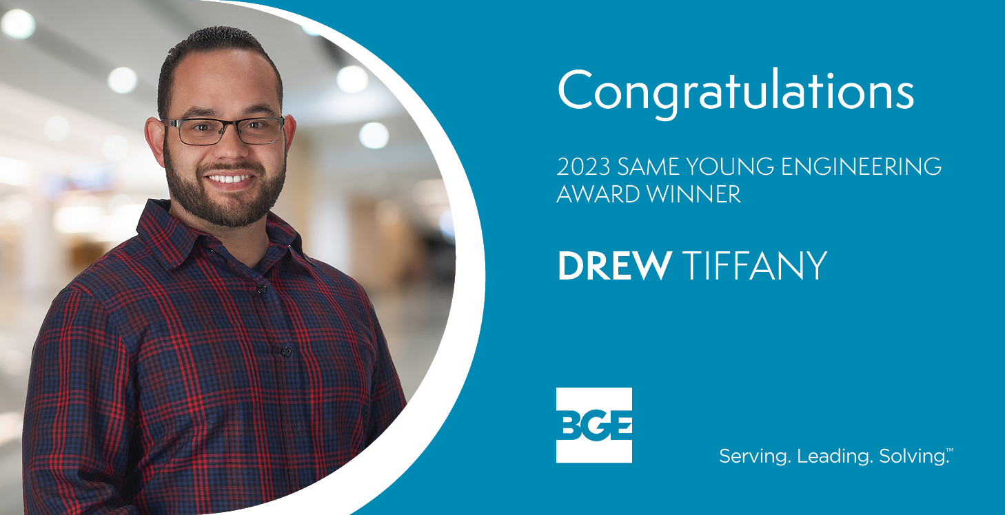 Inspiring Success: Drew Tiffany’s Journey to 2023 SAME Young Engineering Award Winner