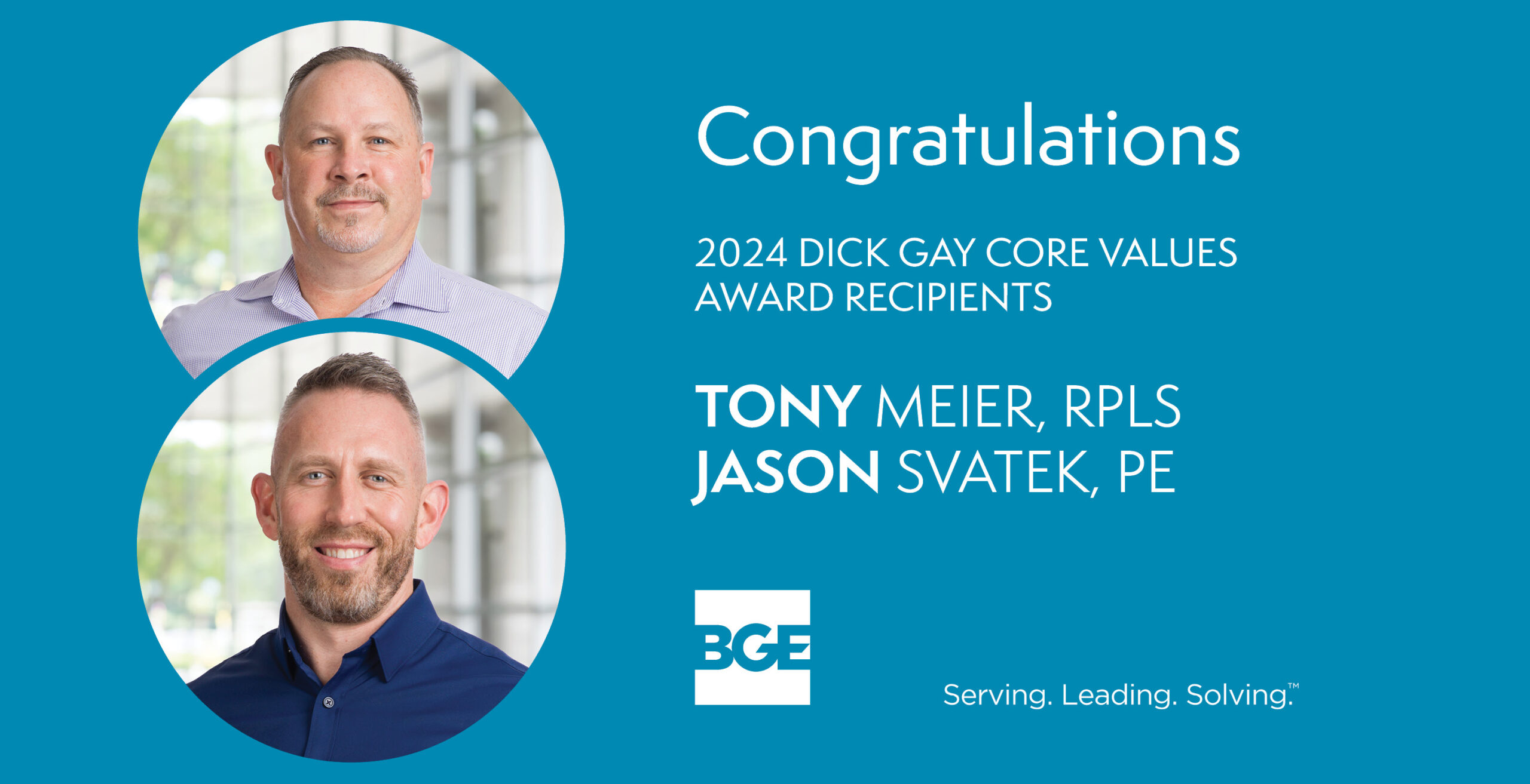 BGE Announces 2024 Dick Gay Core Values Award Recipients