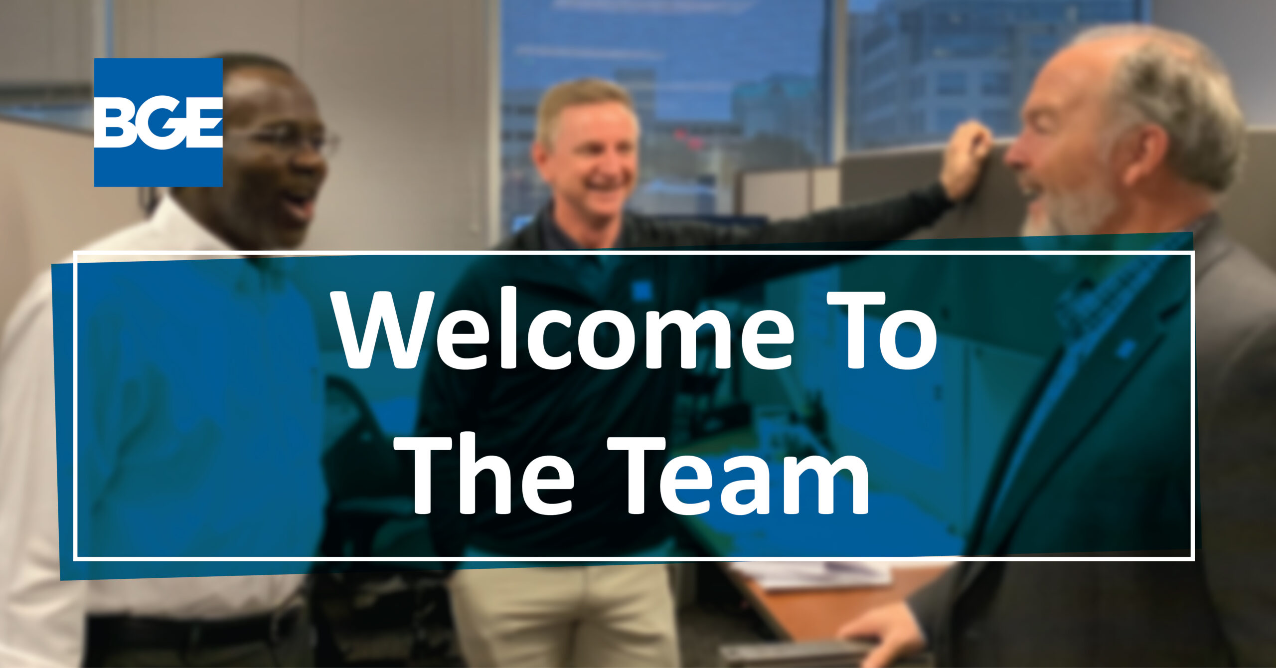 Welcome graphic to announce new team members who joined the firm in November 2021